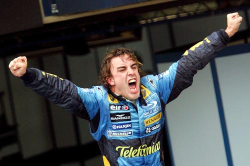 包含威廉姆斯绝杀雷诺车队，阿隆索状态火热的词条